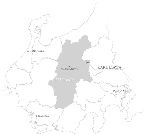 イメージ:軽井沢周辺地図